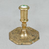 Ljusstake, barock, mässing, 1700-tal