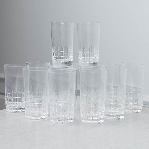 Highballglas, 12 st, "City", Vicke Lindstrand, Kosta