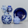 Bojaner, 4 st, fat, porslin, Kina, 1900-tal