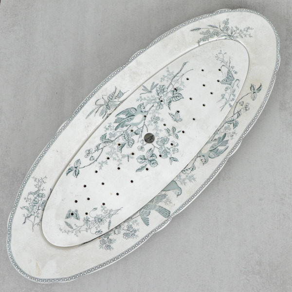 Fiskfat, "Wexiö", Gustavsberg, år 1895