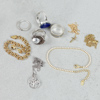 Smycken, 9 delar, silver