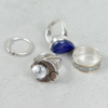 Smycken, 9 delar, silver