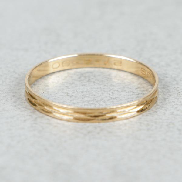Ring, Guld 18k, 0.8g