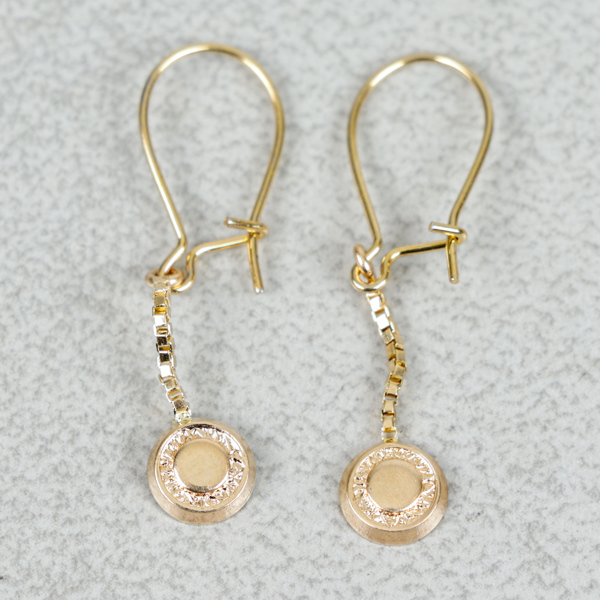 Örhängen, 1 par, Guld 18k, 0.8g