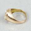 Ring med bergskristall, Guld 18k, 4.8g
