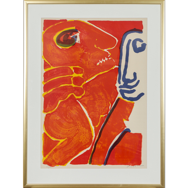 Bengt Lindström (1925-2008), färglitografi, signerad