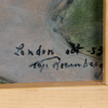 Tage Rosenberg (1900-1969), London, Olja på pannå, signerad