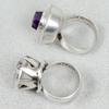 Ringar, 2st, silver, Alton och Ge-Kå