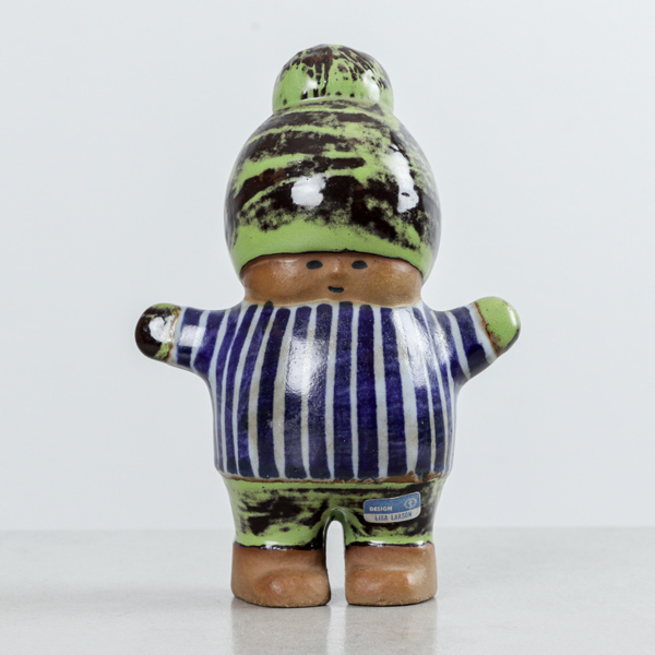 Lisa Larson, "Kalle", figurin, ur serien "Larsons ungar", Gustavsberg