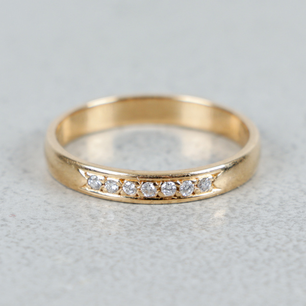 Diamantring, Guld 18k, 2.4g