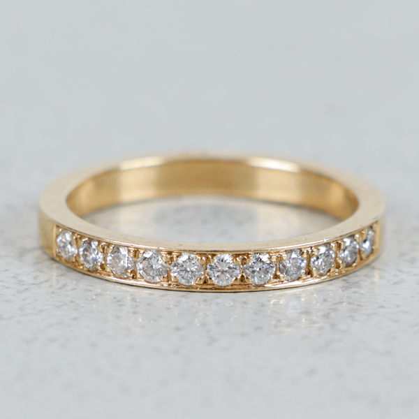 Diamantring, Guld 18k, 4.3g