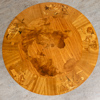 Salongsbord, Birger Ekman, "Världsdelarna", Mjölby Intarsia