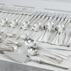 Besticksuppsättning, 80 delar, Eric Löfman, silver
