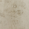 Piedestal med ytterfoder, Alf Wallander, porslin, jugend, Rörstrand, 1900-talets första del 