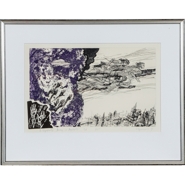 Andrey Kharshak, träsnitt, 6/15 EA