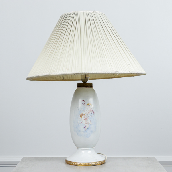 Bordslampa, porslin, Tyskland