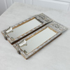 David Wretling, Ljuslampetter, Swedish Grace, 1 par, tenn, spegelglas, 1920/30-tal