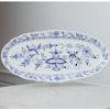 Stort fat, lökmönster, porslin, Meissen 
