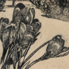 Maja Fjaestad (1873-1961), "Krokus", Handtryck, signerad samt daterad 1917