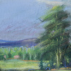 Ernst Wrede (1907-1973), "Sommarlandskap", pastell, signerad