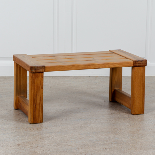 Bänk, Glasmäster Markaryd, furu, 1960-tal