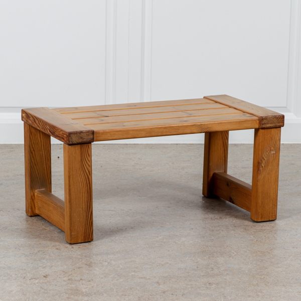 Bänk, Glasmäster Markaryd, furu, 1960-tal