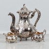 Kaffeservis, Silver, Karl Ekman, Gewe, 973g
