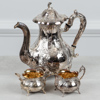 Kaffeservis, Silver, Karl Ekman, Gewe, 973g