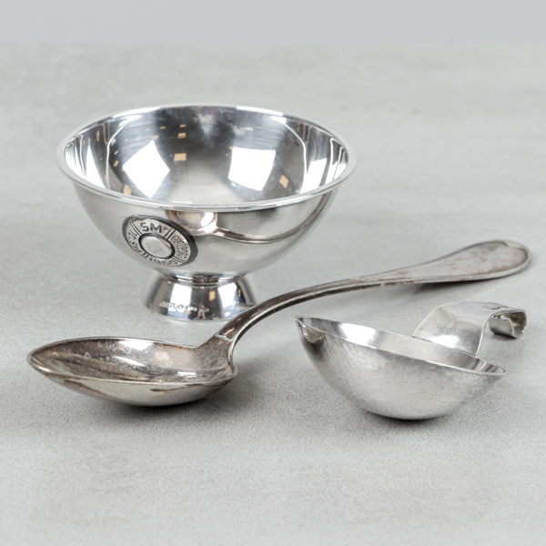 Silverföremål, 3 delar, 124g