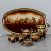 J.K Carlsbad, moccaserveringset, 12 delar, porslin, 1900-tal 