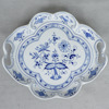 Bricka, "Lökmönster", porslin, Meissen, 1900-tal