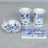 Meissen, 4 delar, "Lökmönster", porslin
