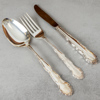 Besticksschatull med bestick, nysilver, 126 delar, England, 1900-tal