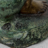 Skulptur, brons, Fiskarpojke, signerad