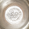 Nubbeglas, 6st, silver och glas