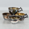Punchmuggar, 4st, silver, MGAB, 115g