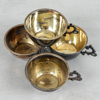 Punchmuggar, 4st, silver, MGAB, 115g