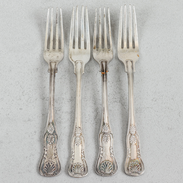 Gafflar, 4st, silver, 108g, K. Andersson