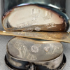 Uppläggningsbestick, dosa och mugg, silver, 97g