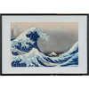 Katsushika Hokusai (1760-1849), efter, "Under vågen utanför Kanagawa", färglitografi