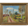 Sven Stålberg (1893-1973), byväg, olja på duk, signerad samt daterad