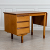 Skrivbord, teak, ek, 1950-tal