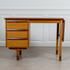 Skrivbord, teak, ek, 1950-tal