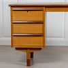 Skrivbord, teak, ek, 1950-tal