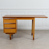Skrivbord, teak, ek, 1950-tal