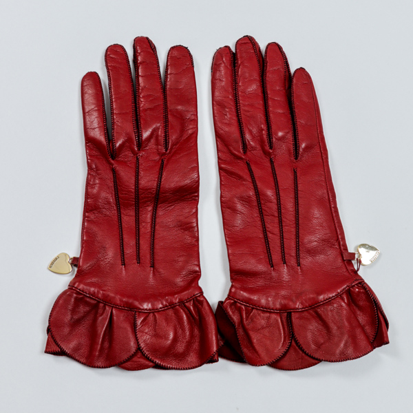 Handskar, Moschino, skinn, strl 7
