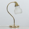 Bordslampa, mässing, 1900-talets senare del