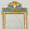 Spegel, gustaviansk stil, slipat glas, 1900-talets mitt