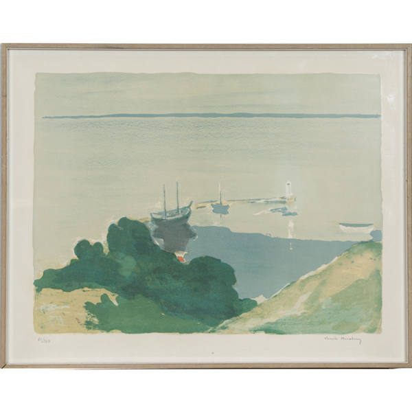 Gustav Rudberg (1915-2001), färglitografi, 60/360, signerad