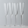 Champagneglas, "Line", 4 st, Anna Ehrner, Kosta Boda
